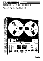 Tandberg 3400-X - Service Manual 